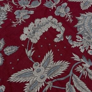 Pottery Barn Red and White Duvet Cover